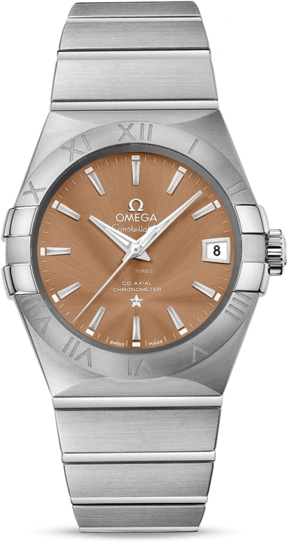 Omega,Constellation 38mm,38mm,Stainless Steel,Bronze,Automatic,Date,Co-Axial Escapement,123,123.10.38.21.10.001