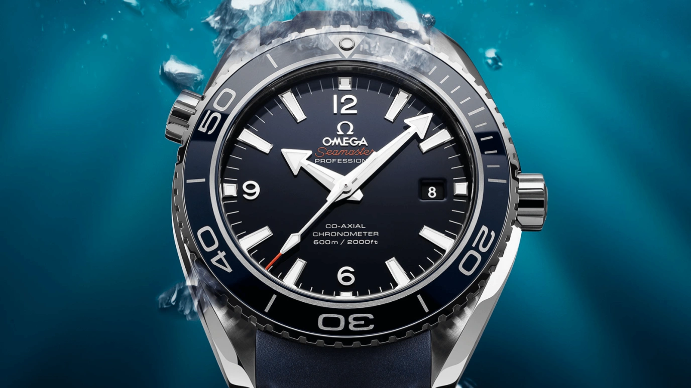 Omega,Seamaster Planet Ocean 45.50mm,45.50mm,Titanium,Blue,Automatic,Date,Co-Axial Escapement,232,232.92.46.21.03.001