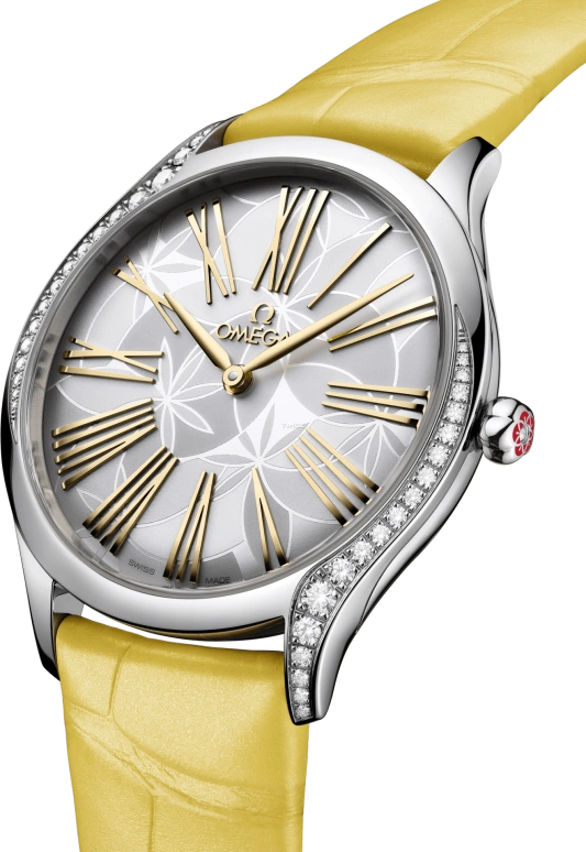 Omega,De Ville 36mm,36mm,Stainless Steel,Silver,Quartz,In-house Caliber,Sapphire,Glass,428,428.18.36.60.02.002