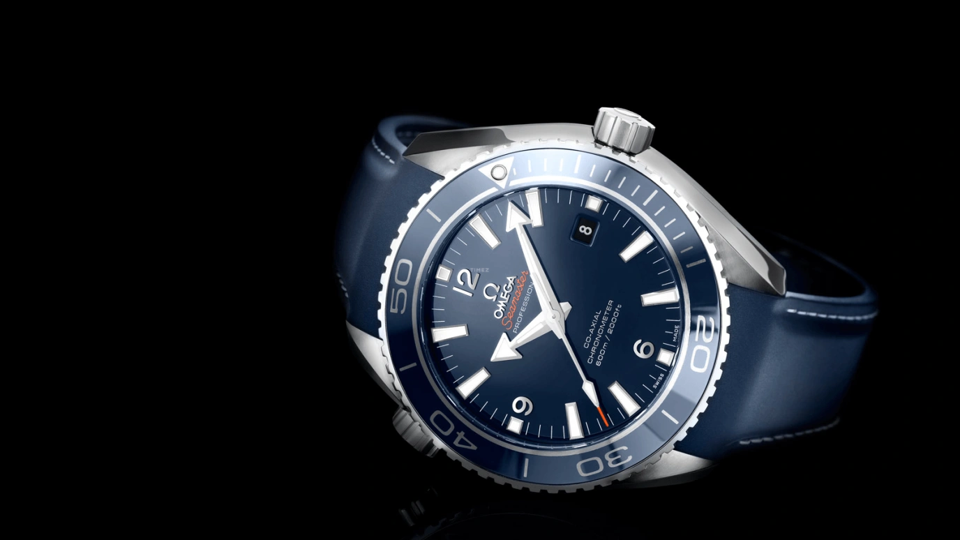 Omega,Seamaster Planet Ocean 45.50mm,45.50mm,Titanium,Blue,Automatic,Date,Co-Axial Escapement,232,232.92.46.21.03.001