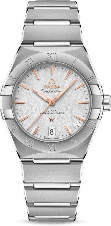 Omega,Constellation 36mm,36mm,Stainless Steel,Silver,Automatic,Date,Co-Axial Escapement,131,131.10.36.20.06.001