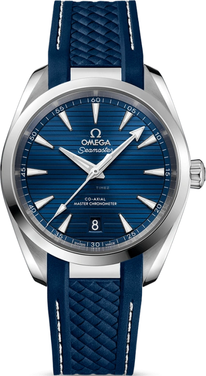 Omega,Aqua Terra 38mm,38mm,Stainless Steel,Blue,Automatic,Date,Co-Axial Escapement,220,220.12.38.20.03.001