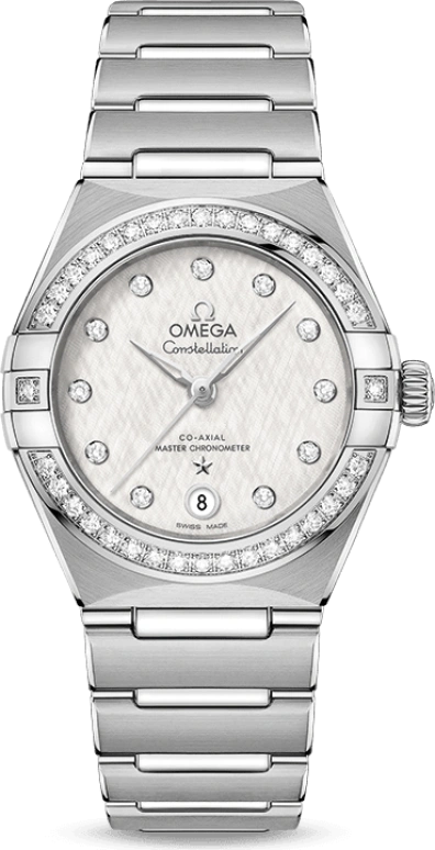 Omega,Constellation 29mm,29mm,Stainless Steel,Silver,Automatic,Date,Co-Axial Escapement,131,131.15.29.20.52.001