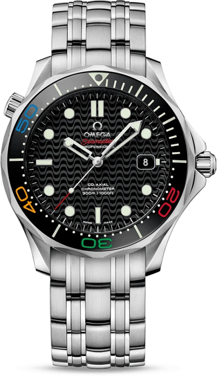Omega,Seamaster Diver 300M 41mm,41mm,Stainless Steel,Black,Automatic,Date,Co-Axial Escapement,522,522.30.41.20.01.001