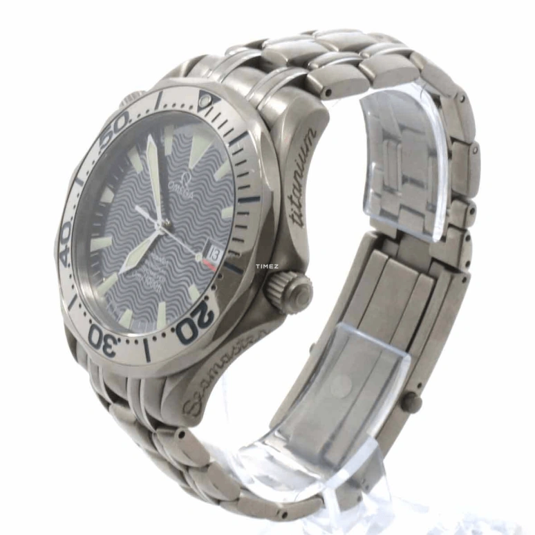 Omega,Seamaster Diver 300M 41mm,41mm,Titanium,White Gold,Grey,Automatic,Day,44hours,2232,2232.30.00