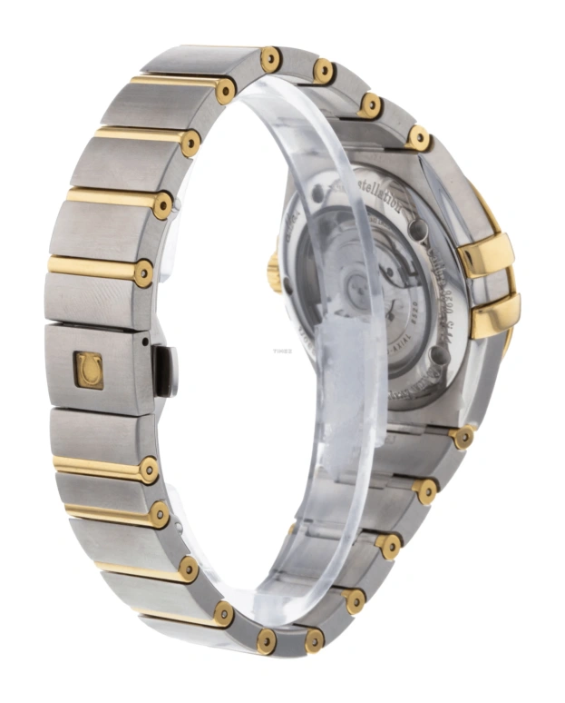 Omega,Constellation 31mm,31mm,Yellow Gold,Stainless Steel,White,Automatic,Day,50hours,123,123.20.31.20.55.002