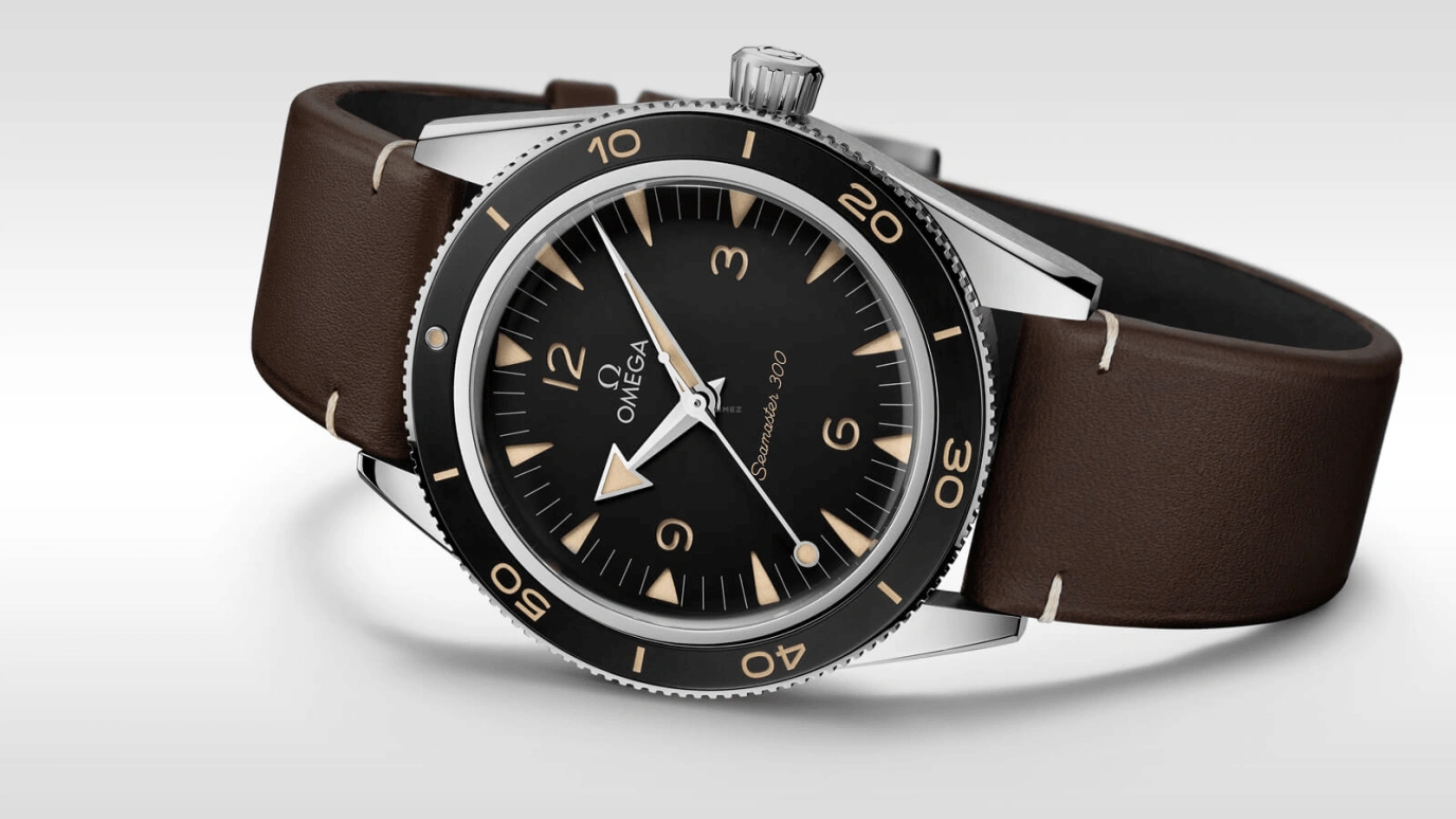 Omega,Seamaster 300 41mm,41mm,Aluminium,Stainless Steel,Black,Automatic,Co-Axial Escapement,60hours,234,234.32.41.21.01.001
