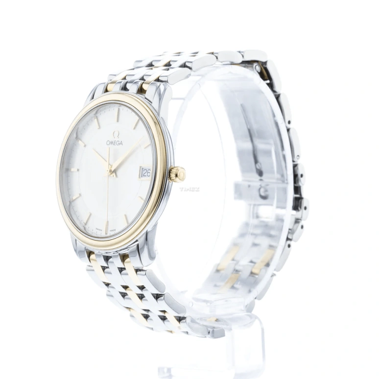 Omega,De Ville 34.40mm,34.40mm,Stainless Steel,Silver,Grey,Quartz,Day,Sapphire,Crystal Glass,4310,4310.31.00