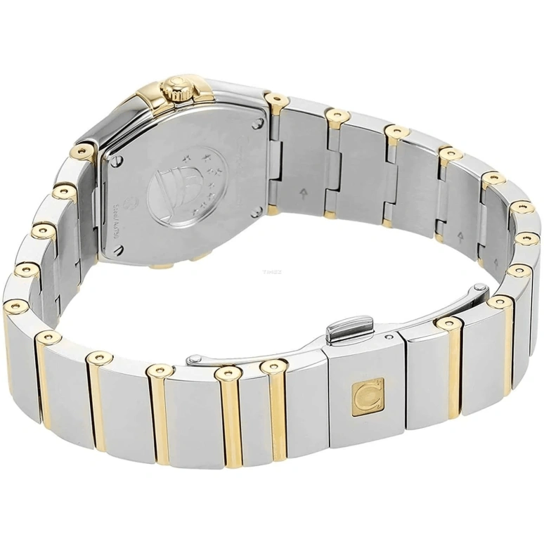 Omega,Constellation 24mm,24mm,Yellow Gold,Stainless Steel,White,Quartz,30000hours,In-house Caliber,123,123.25.24.60.55.007