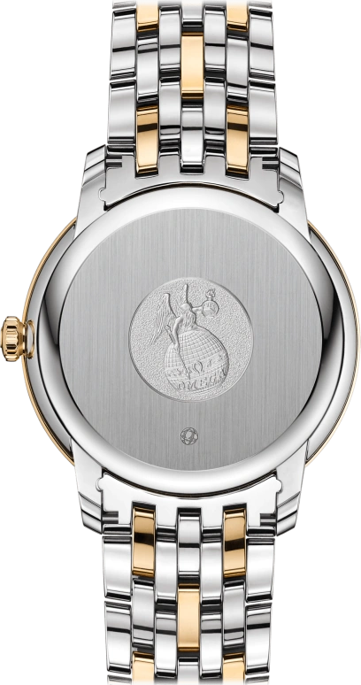 Omega,De Ville 39.50mm,39.50mm,Yellow Gold,Stainless Steel,Champagne,Automatic,Date,Co-Axial Escapement,424,424.20.40.20.08.001