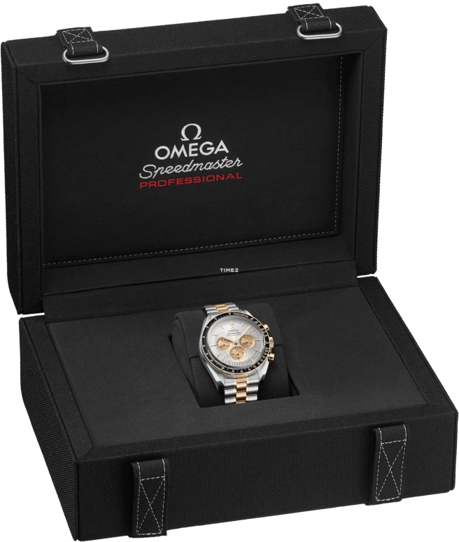 Omega,Speedmaster Moonwatch 42mm,42mm,Stainless Steel,Moonshine Gold,Silver,Handwound,Chronograph,Anti-magnetic,310,310.20.42.50.02.001