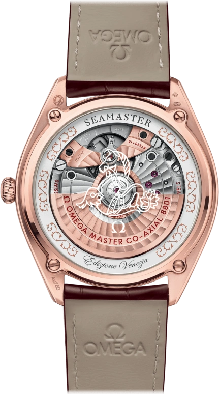 Omega,Seamaster 39.50mm,39.50mm,Sedna Gold,Silver,Automatic,Date,Co-Axial Escapement,511,511.53.40.20.02.001