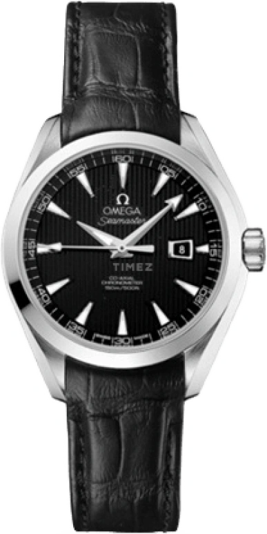 Omega,Aqua Terra 34mm,34mm,Stainless Steel,Black,Automatic,Date,Zodiac Indications,Co-Axial Escapement,231,231.13.34.20.01.001
