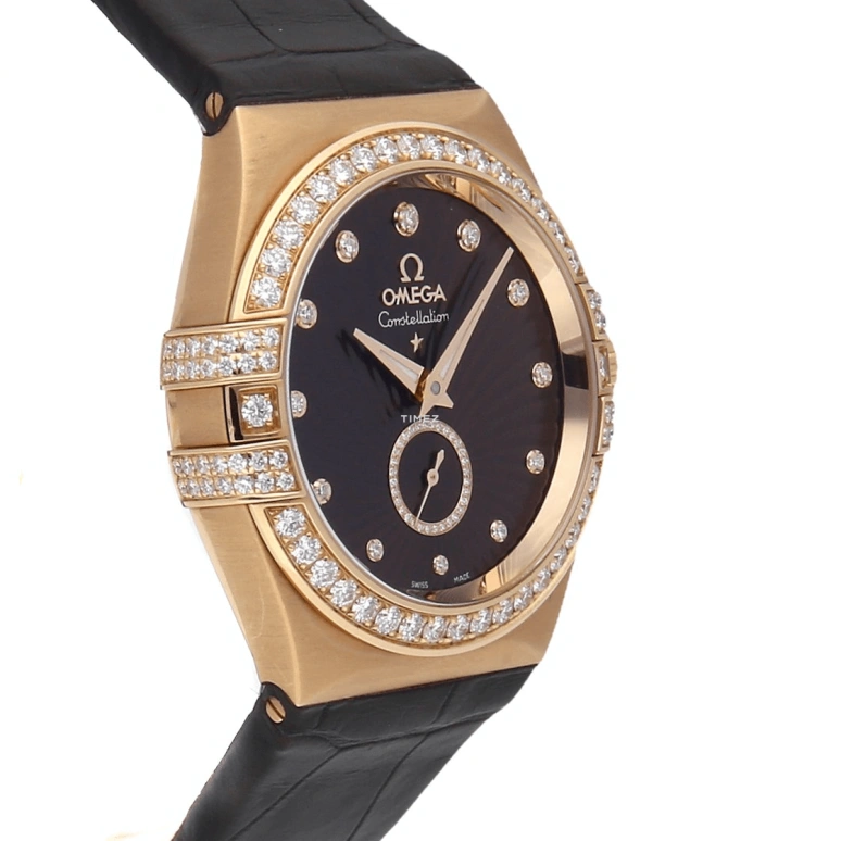 Omega,Constellation 35mm,35mm,Red Gold,Brown,Automatic,48hours,In-house Caliber,123,123.58.35.20.63.001