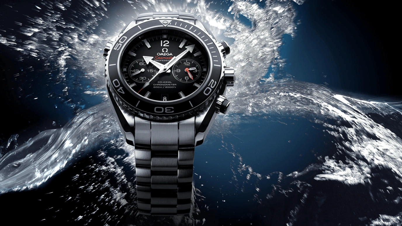 Omega,Seamaster Planet Ocean 45.50mm,45.50mm,Stainless Steel,Black,Automatic,Chronograph,Date,Co-Axial Escapement,Column Wheel,60hours,In-house Caliber,232,232.30.46.51.01.001