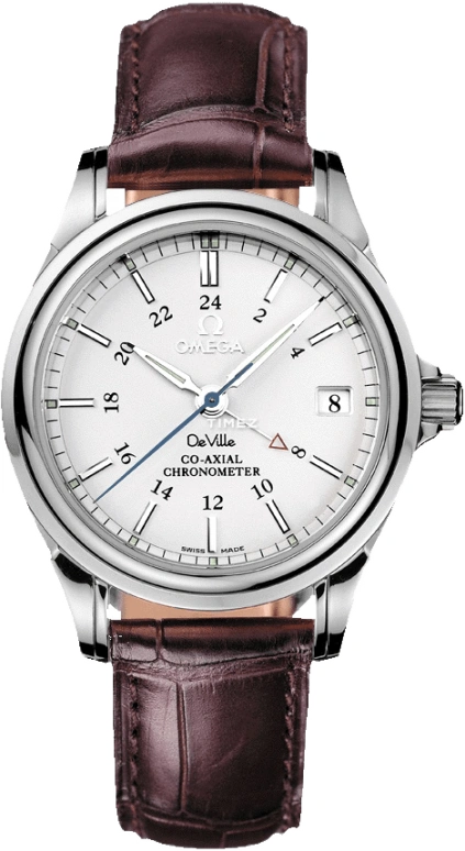 Omega,De Ville 35mm,35mm,Stainless Steel,White,Automatic,Day,Dule Time,4862,4862.31.32