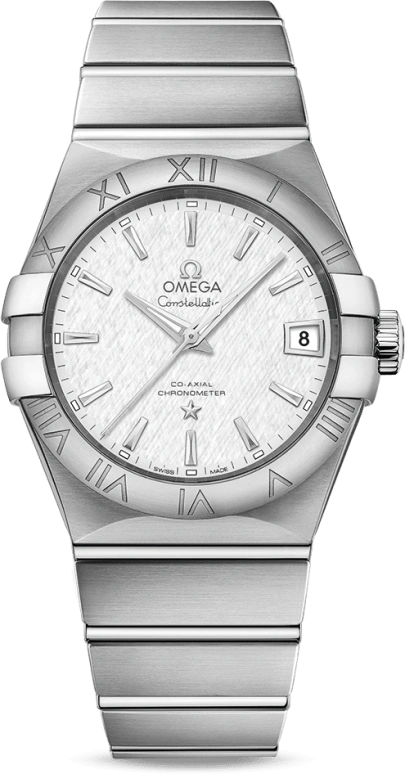 Omega,Constellation 38mm,38mm,Stainless Steel,Silver,Automatic,Date,Co-Axial Escapement,123,123.10.38.21.02.004