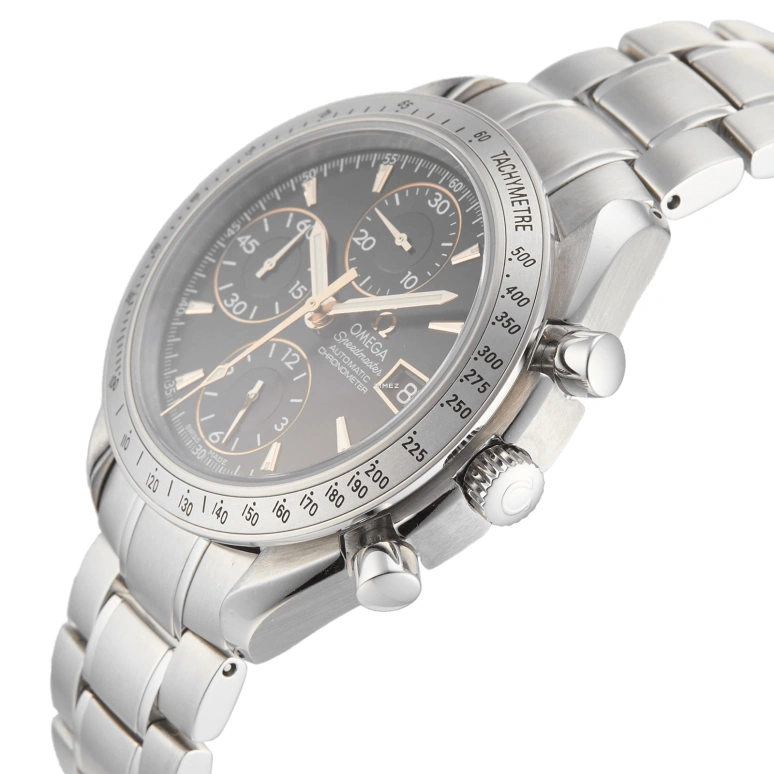 Omega,Speedmaster 40mm,40mm,Stainless Steel,Black,Automatic,Chronograph,Day,3211,3211.50.00