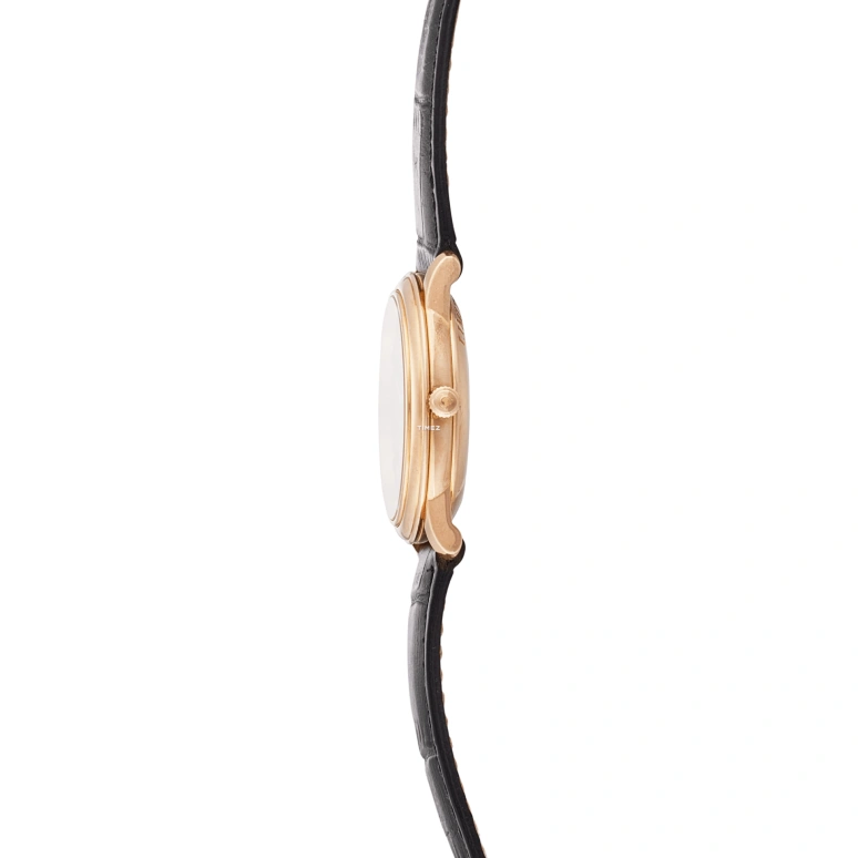 Omega,De Ville 34.70mm,34.70mm,Pink Gold,Black,Automatic,Day,44hours,4601,4601.54.01