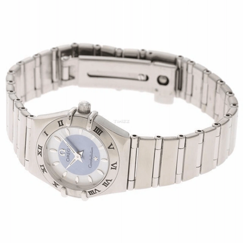 Omega,Constellation 22.50mm,22.50mm,Stainless Steel,White,Blue,Quartz,30000hours,In-house Caliber,1562,1562.84.00