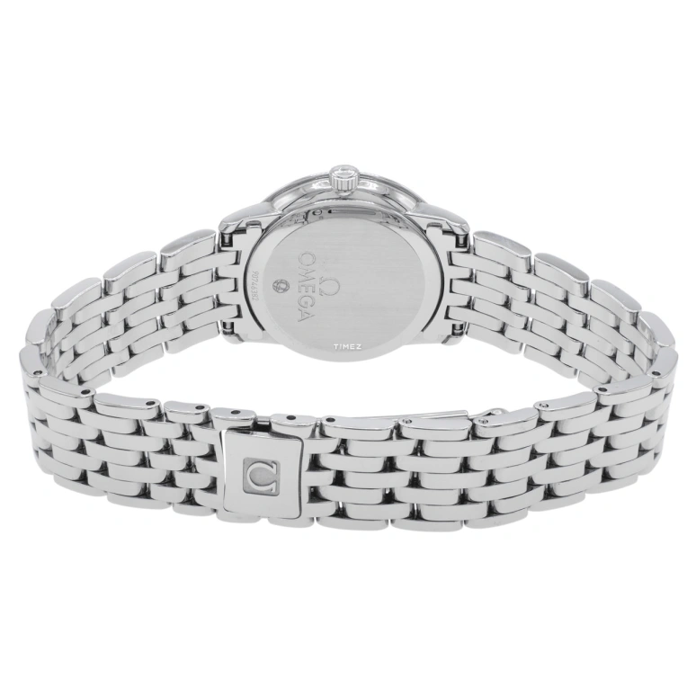 Omega,De Ville 27mm,27mm,Stainless Steel,White,Quartz,30000hours,In-house Caliber,413,413.15.27.60.05.001
