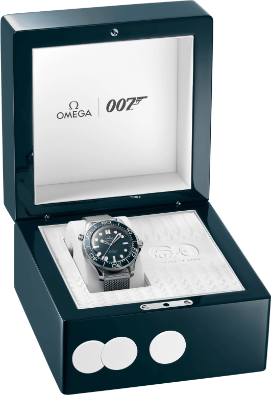 Omega,Seamaster 42mm,42mm,Stainless Steel,Blue,Automatic,55hours,In-house Caliber,210,210.30.42.20.03.002