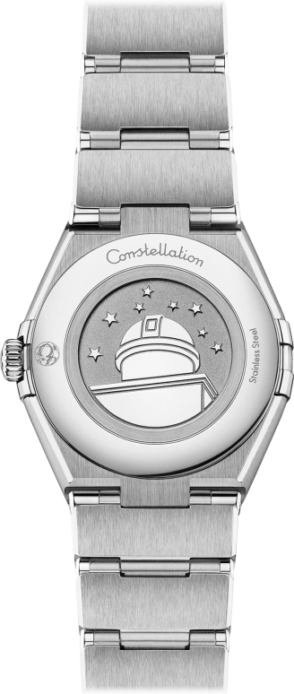 Omega,Constellation 28mm,28mm,Stainless Steel,Blue,Quartz,Day,Zodiac Indications,131,131.10.28.60.03.001