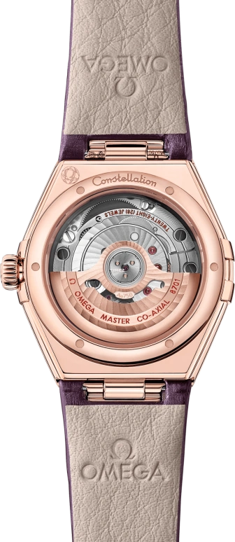 Omega,Constellation 29mm,29mm,Sedna Gold,Purple,Automatic,Day,Anti-magnetic,131,131.58.29.20.60.002