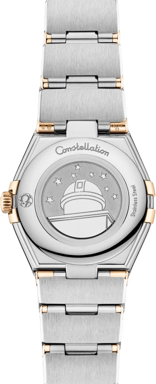 Omega,Constellation 25mm,25mm,Stainless Steel,Green,Quartz,In-house Caliber,Sapphire,Crystal Glass,131,131.25.25.60.60.001