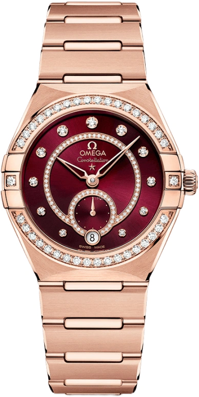 Omega,Constellation 34mm,34mm,Sedna Gold,Black,Automatic,Date,Co-Axial Escapement,131,131.55.34.20.61.001