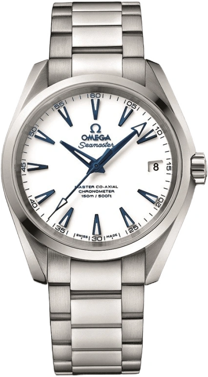 Omega,Aqua Terra 38.50mm,38.50mm,Titanium,White,Automatic,Date,Co-Axial Escapement,231,231.90.39.21.04.001