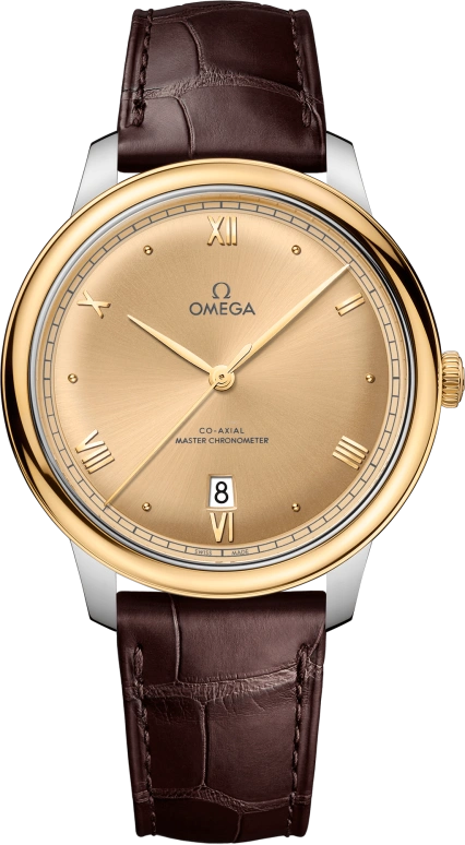 Omega,De Ville 40mm,40mm,Stainless Steel,Yellow,Gold,Automatic,55hours,In-house Caliber,434,434.23.40.20.08.001