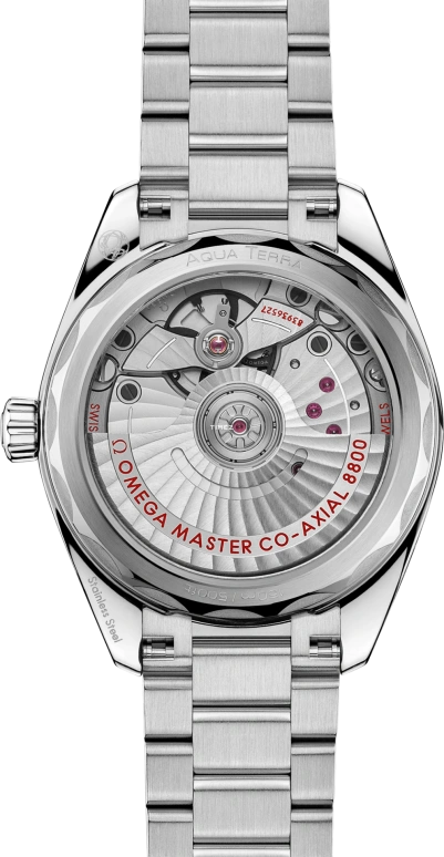 Omega,Aqua Terra 34mm,34mm,Stainless Steel,Black,Automatic,Day,Anti-magnetic,220,220.10.34.20.01.001