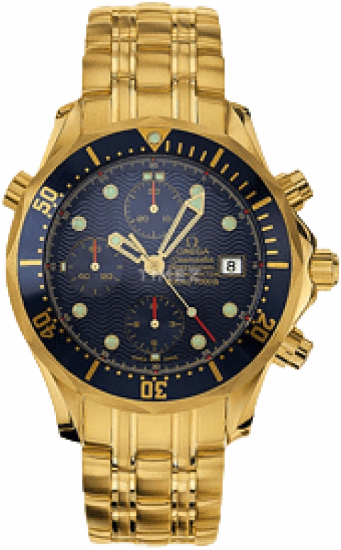 Omega,Seamaster Diver 300M 41.50mm,41.50mm,Yellow Gold,Blue,Automatic,Chronograph,Day,2198,2198.80.00