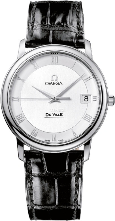 Omega,De Ville 34.40mm,34.40mm,Stainless Steel,Silver,Quartz,Day,30000hours,4810,4810.33.01
