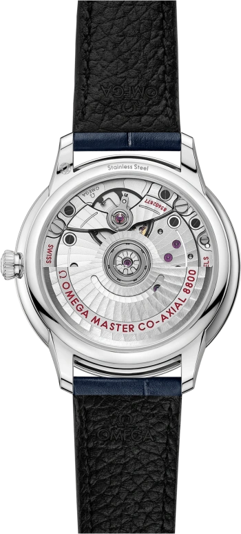 Omega,De Ville 34mm,34mm,Stainless Steel,Blue,Automatic,Day,Co-Axial Escapement,Anti-magnetic,434,434.13.34.20.53.002