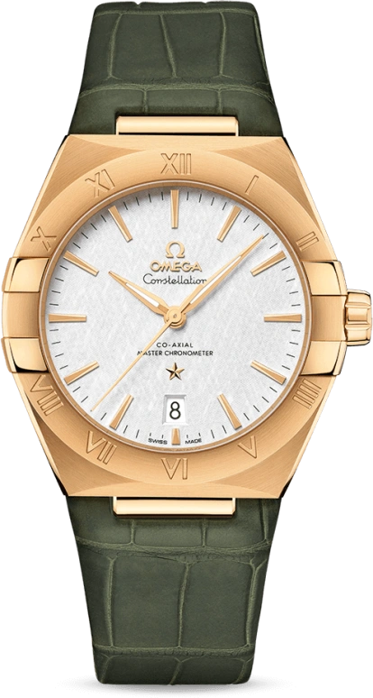Omega,Constellation 39mm,39mm,Yellow Gold,Silver,Automatic,Date,Co-Axial Escapement,131,131.53.39.20.02.002