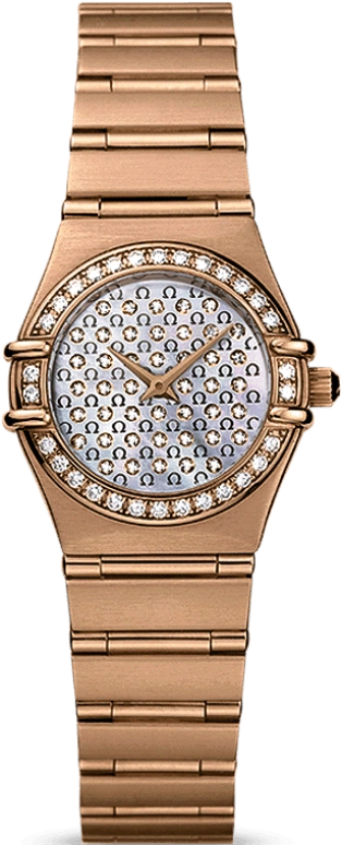 Omega,Constellation 22.50mm,22.50mm,Red Gold,White,Quartz,Day,30000hours,1156,1156.77.00
