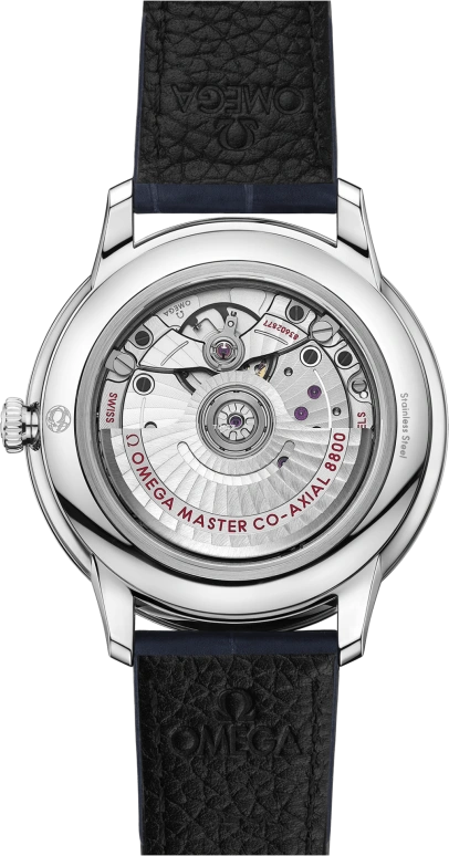 Omega,De Ville 40mm,40mm,Stainless Steel,Blue,Automatic,Day,Anti-magnetic,434,434.13.40.20.03.001