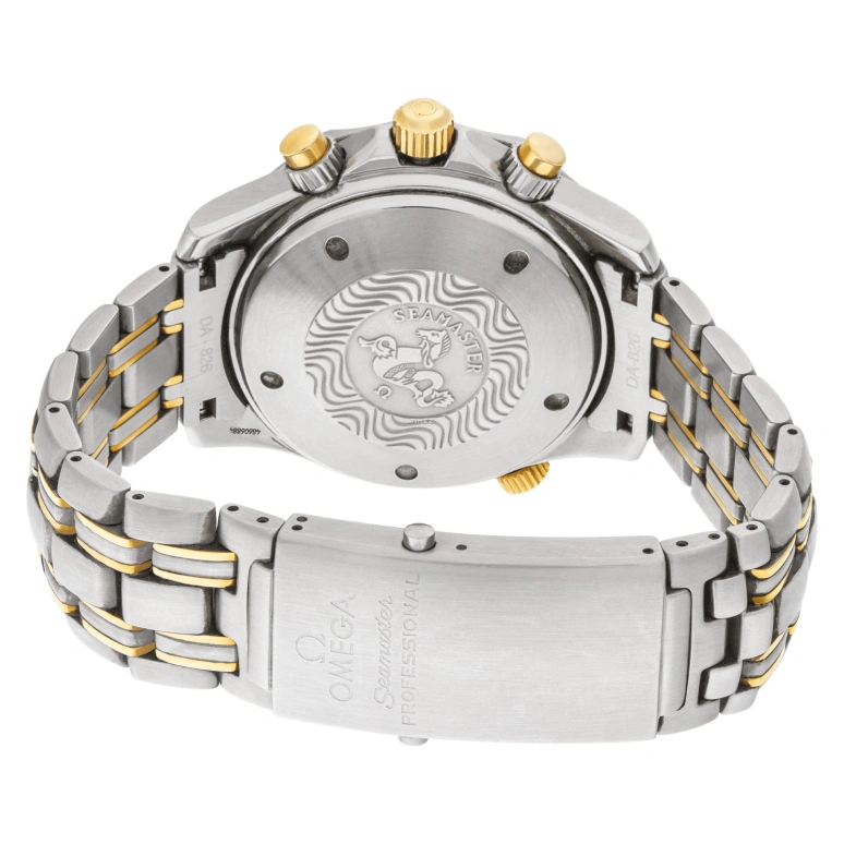 Omega,Seamaster Diver 300M 41.50mm,41.50mm,Yellow Gold,Stainless Steel,Blue,Automatic,Chronograph,Day,2398,2398.80.00