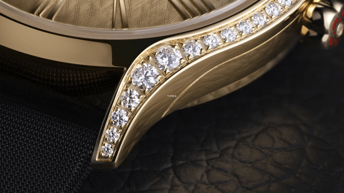 Omega,De Ville 26mm,26mm,Moonshine Gold,Gold,Quartz,In-house Caliber,Sapphire,Crystal Glass,428,428.57.26.60.99.001