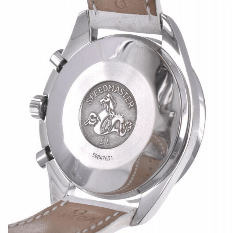 Omega,Speedmaster 39mm,39mm,Stainless Steel,White,Automatic,Chronograph,Day,3815,3815.77.36
