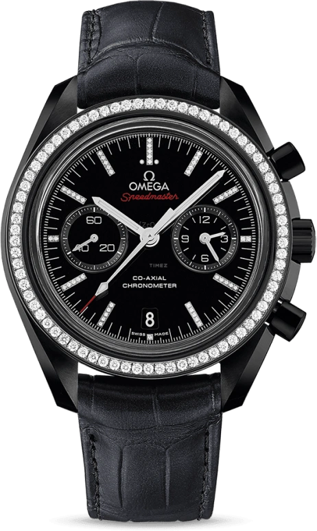 Omega,Speedmaster (Non-Moonwatch) 44.25mm,44.25mm,Ceramic,Black,Automatic,Chronograph,Date,Co-Axial Escapement,Column Wheel,60hours,In-house Caliber,311,311.98.44.51.51.001