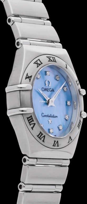 Omega,Constellation 22.50mm,22.50mm,Stainless Steel,Blue,Quartz,30000hours,In-house Caliber,1562,1562.85.00