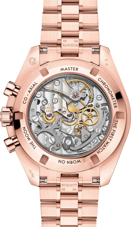 Omega,Speedmaster Moonwatch 42mm,42mm,Sedna Gold,Coffee,Handwound,Chronograph,50hours,310,310.55.42.50.13.001