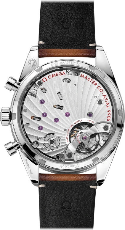 Omega,Speedmaster (Non-Moonwatch) 40.50mm,40.50mm,Stainless Steel,Black,Handwound,Chronograph,Date,Co-Axial Escapement,Column Wheel,60hours,In-house Caliber,332,332.12.41.51.01.001