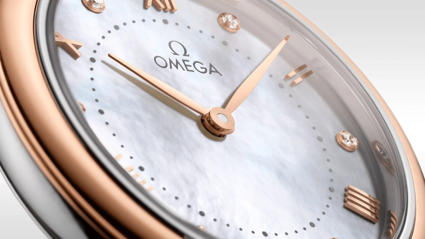 Omega,De Ville 30mm,30mm,Stainless Steel,White,Quartz,In-house Caliber,Sapphire,434,434.23.30.60.55.001