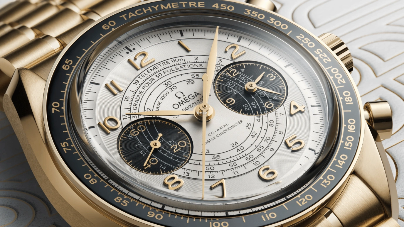 Omega,Speedmaster 48.60mm,48.60mm,Moonshine Gold,Silver,Black,Handwound,Chronograph,Anti-magnetic,522,522.60.43.51.02.001