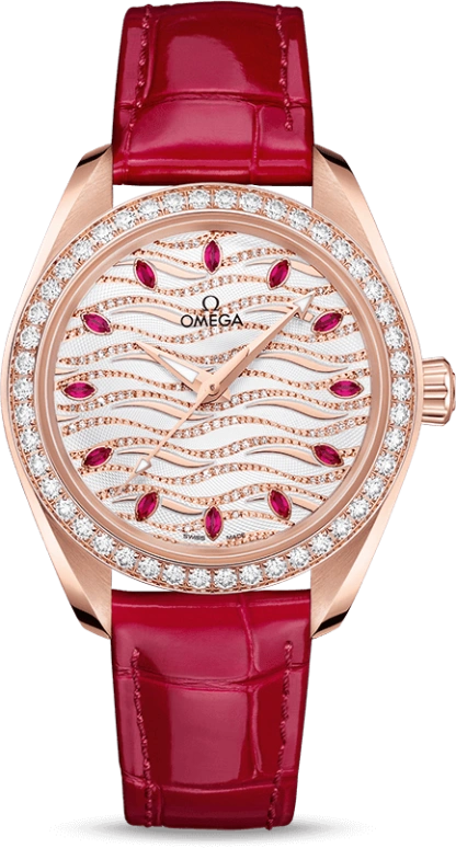 Omega,Aqua Terra 34mm,34mm,Sedna Gold,Automatic,Co-Axial Escapement,55hours,220,220.58.34.20.99.004