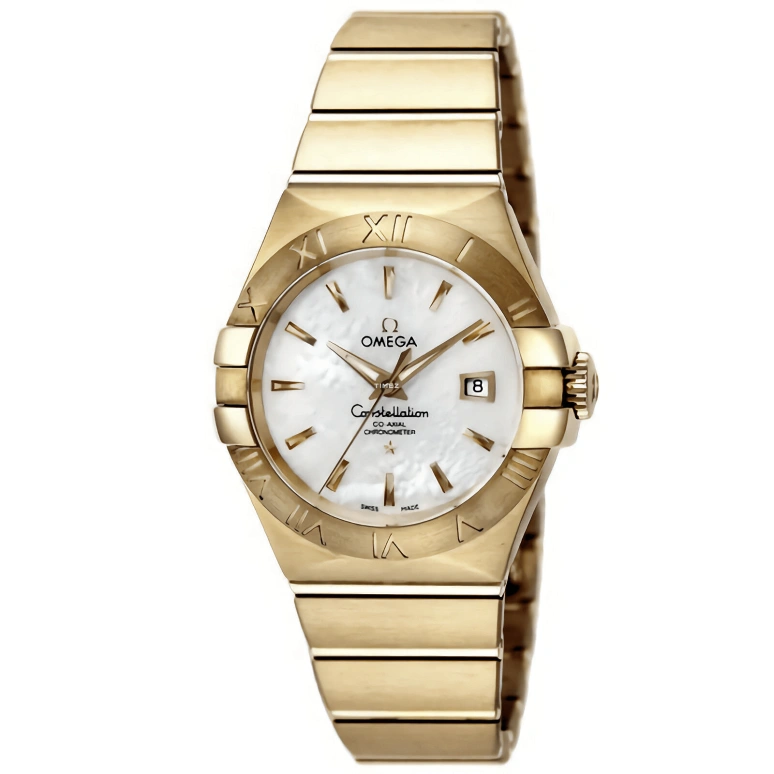 Omega,Constellation 31mm,31mm,Yellow Gold,White,Automatic,Day,50hours,123,123.50.31.20.05.002